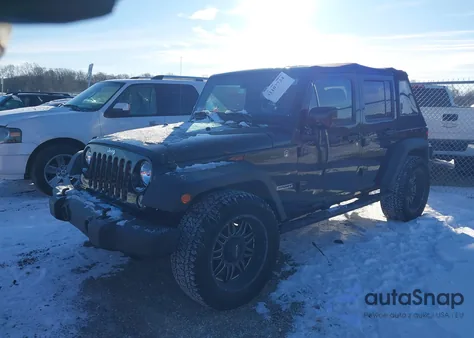 2016 Jeep Wrangler Unlimited Sport из США, поврежденный, VIN 1C4BJWDG7GL309344